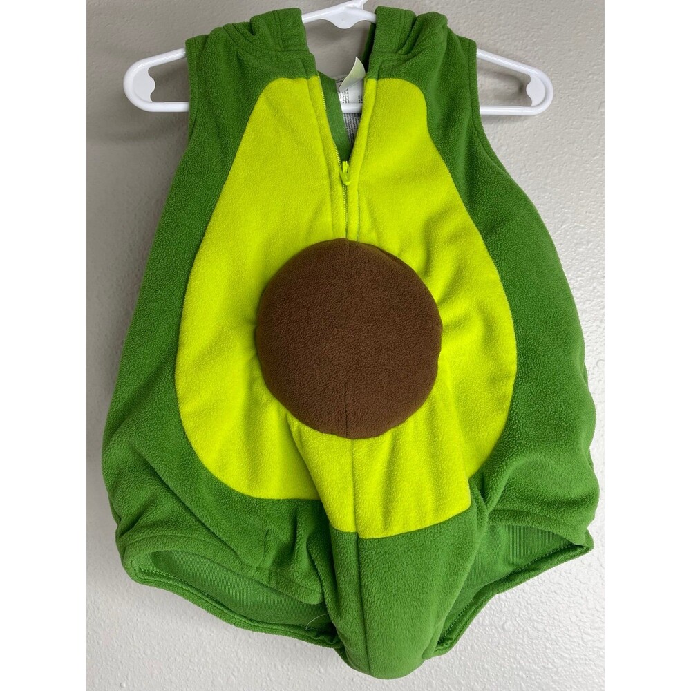 Carter’s Baby Avocado Costume Fleece Sleeveless Romper 6–9 Months